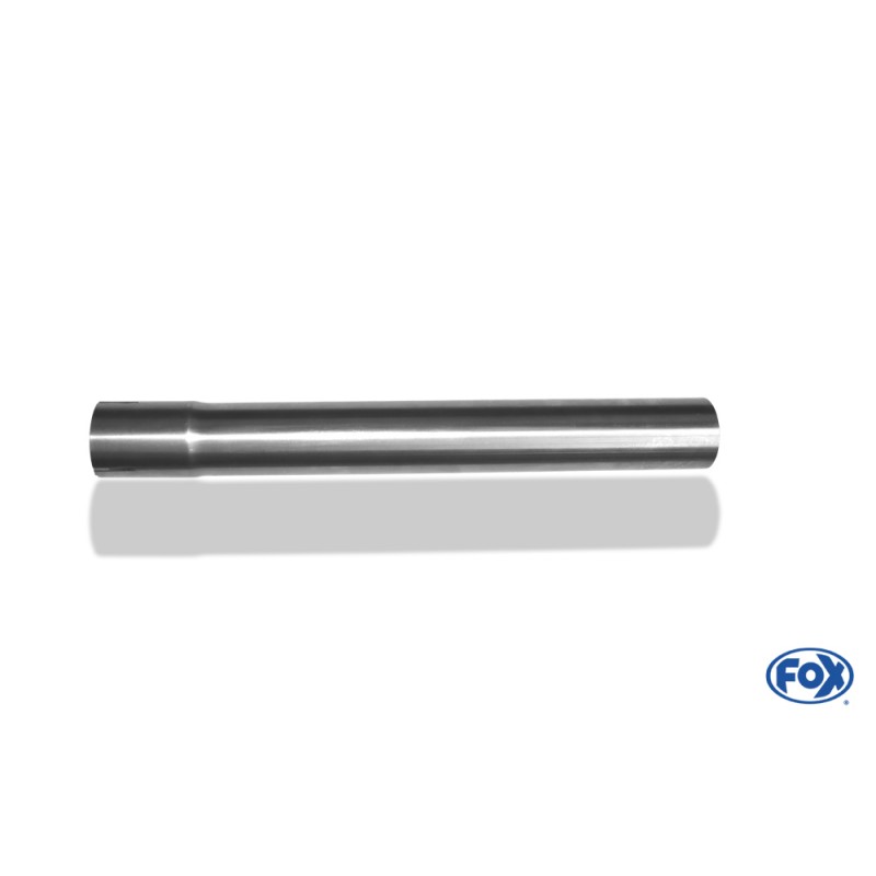 Coppia tubo liscio acciaio con innesti maschio femmina innesto da 60.5mm