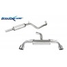 doppio scarico marmitta sportivo inox golf vii 7. 5 maggiorato 76mm