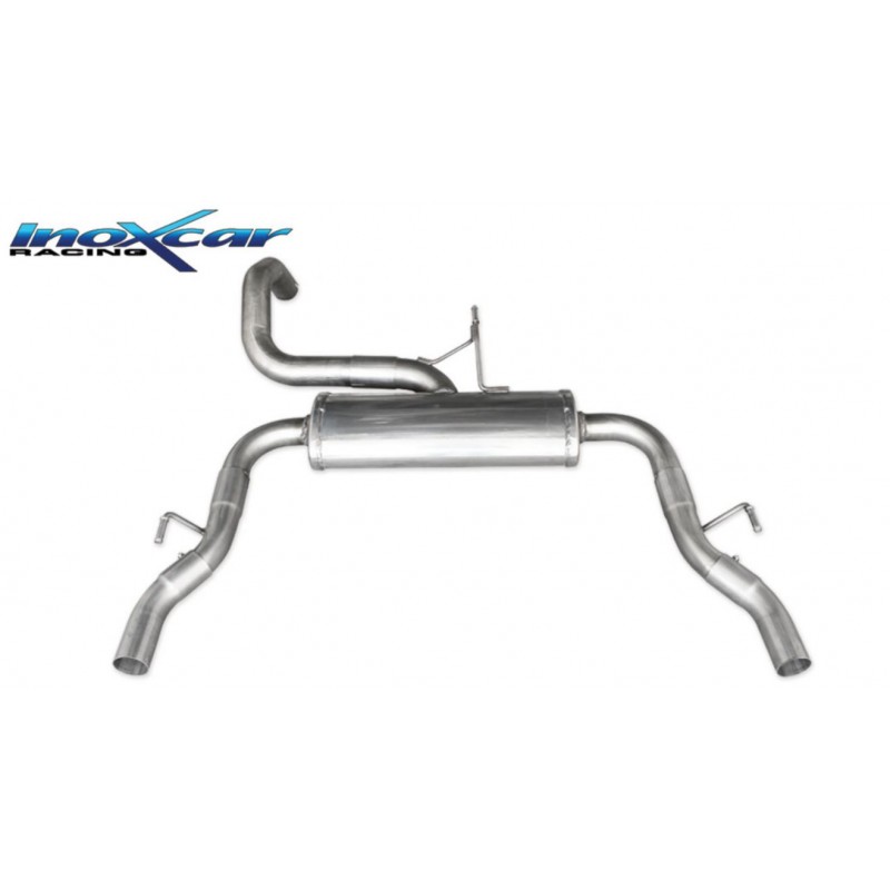 duplex scarico acciaio per peugeot 308 gti 1.6 benzina 270cv