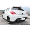 scarico doppio 2 x 60 racing inoxcar peugeot 208 acciaio inox