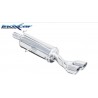 scarico doppio 2 x 60 racing inoxcar peugeot 208 acciaio inox