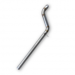 tubo centrale acciaio per fiat 500 abarth 1400 turbo con flessibile