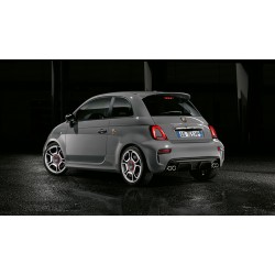 tubo centrale acciaio per fiat 500 abarth 1400 turbo con flessibile