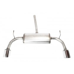 doppio scarico sportivo ALFA ROMEO GIULIETTA 2000 JTDM 125KW 102mm