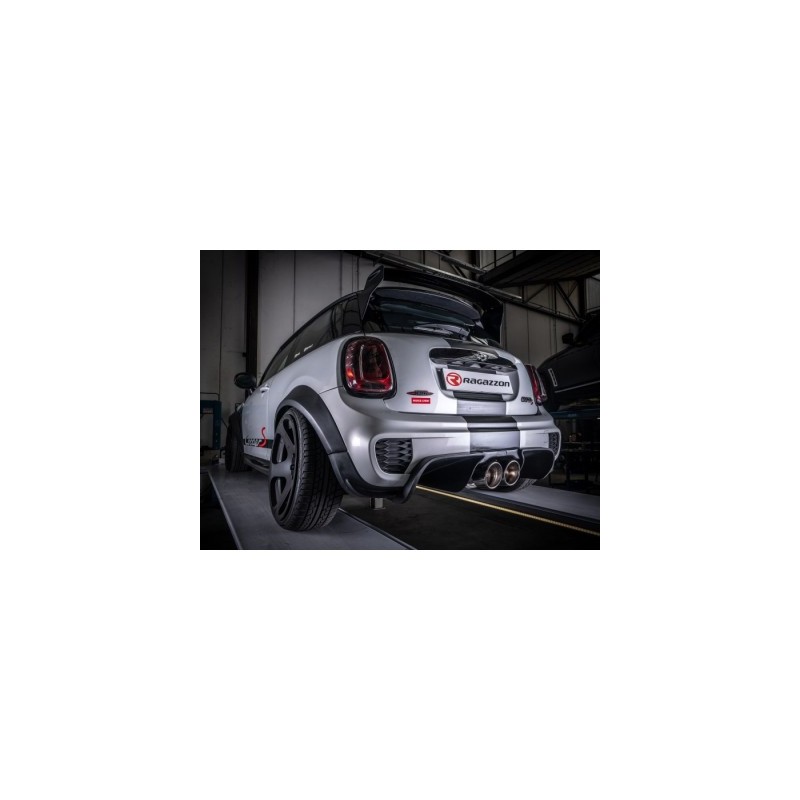 scarico centrale acciaio mini f56 2000 170kw ragazzon