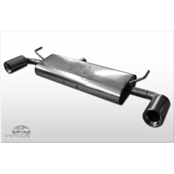 Marmitta Sportiva nissan qashqai doppio scarico 1 x 100mm 2.0 dci 110kw