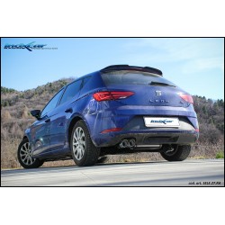 Marmitta completa inox sportiva Seat Leon 5F 1.5 TSI FR 150cv
