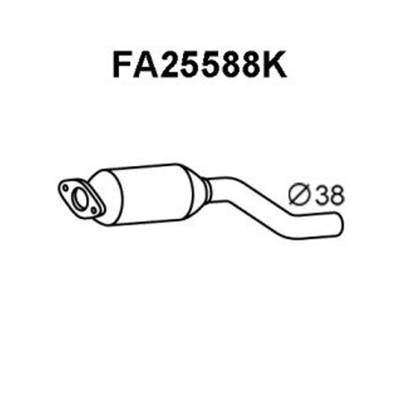 catalizzatore ricambio completo fiat 600 1100cc suite e sporting 54cv