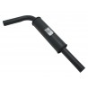Silenziatore scarico centrale anteriore sportivo VW Polo 6C GTI