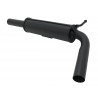 Silenziatore scarico centrale anteriore sportivo VW Polo 6C GTI