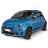 Scarico sportivo silenziatore Novus per Fiat 500S 1.2 2x76mm