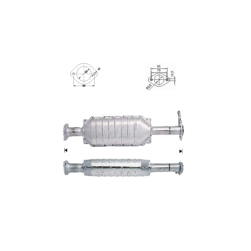 catalizzatore ricambio alfa romeo 156 centrale 2000 t.s. t.i.