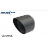 silenziatore sportivo peugeot 208 uscita da 90mm ceramic black 1200cc