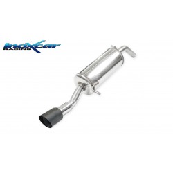 silenziatore sportivo peugeot 208 uscita da 90mm ceramic black 1200cc