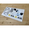 kit adesivi renault sport 8pz con loghi vari anche nurburgring