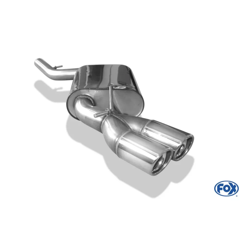 silenziatore sportivo posteriore ACCIAIO FOX RACING bmw e91 e 92 e93
