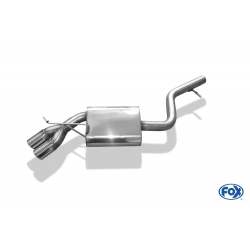 silenziatore sportivo posteriore ACCIAIO FOX RACING bmw e91 e 92 e93