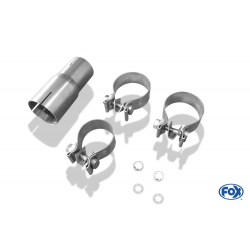 silenziatore sportivo posteriore ACCIAIO FOX RACING bmw e91 e 92 e93