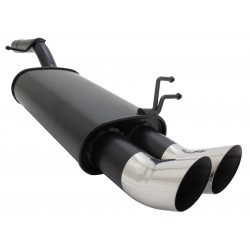 Scarico sportivo marmitta racing Ford Fiesta MK6 JH  JD 2x76mm DTM