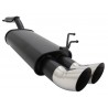 Scarico sportivo marmitta racing Ford Fiesta MK6 JH  JD 2x76mm DTM