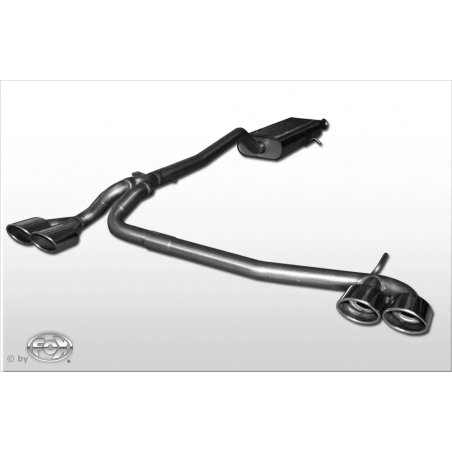 doppio scarico mercedes classe A W169 5 porte