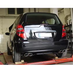 doppio scarico mercedes classe A W169 5 porte