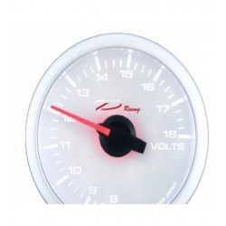 MANOMETRO DEPO SERIE WHITE LINE BORDO SILVER CHIARO 52MM