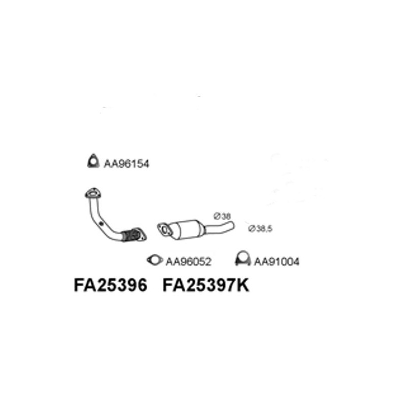 catalizzatore fiat 600 900 dal 1997 in poi 34cv magnaflow