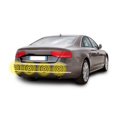 Kit 4 sensori parcheggio con display digitale, 12V