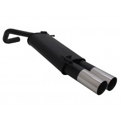 SCARICO SPORTIVO marmitta posteriore DOPPIA USCITA 90MM POLO VW 9N 9N3