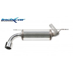 scarico bmw sportivo serie 1 118i acciaio inoxcar uscita da 90mm