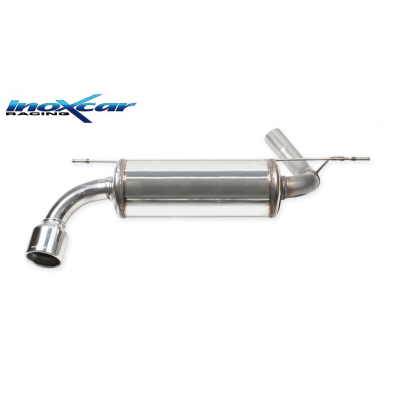 scarico bmw sportivo serie 1 118i acciaio inoxcar uscita da 90mm