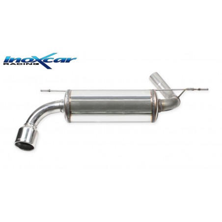 scarico bmw sportivo serie 1 118i acciaio inoxcar uscita da 90mm