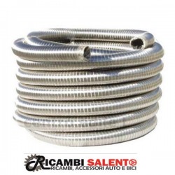 Tubo marmitta flessibile inox rinforzato diametro 30mm trecciato