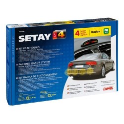 Kit 4 sensori parcheggio con display digitale, 12V