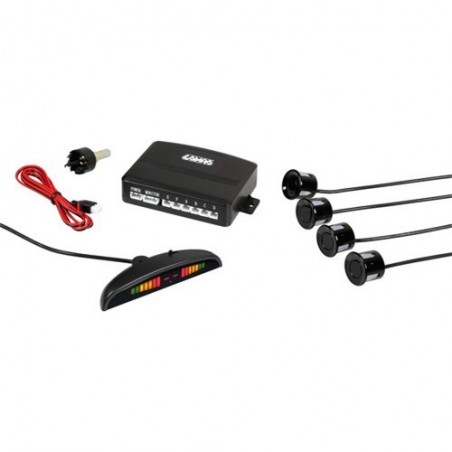 Kit 4 sensori parcheggio con display digitale, 12V