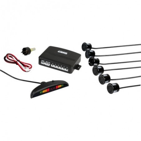 kit 6 sensori parcheggio con display digitale, 12V