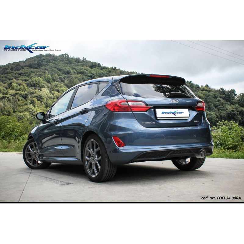 silenziatore sportivo ford fiesta 1000 125cv mk 8 singola uscita