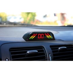 Kit 4 sensori parcheggio con display wireless, 12V