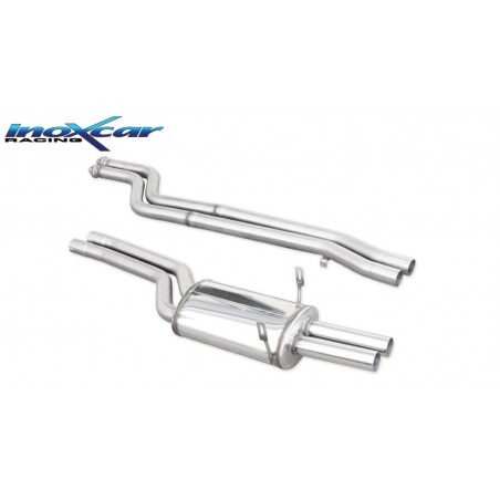 scarico sportivo set 2 pz per bmw m3 3.0 285cv dal 93 al 99 doppia uscita