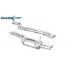 scarico sportivo set 2 pz per bmw m3 3.0 285cv dal 93 al 99 doppia uscita
