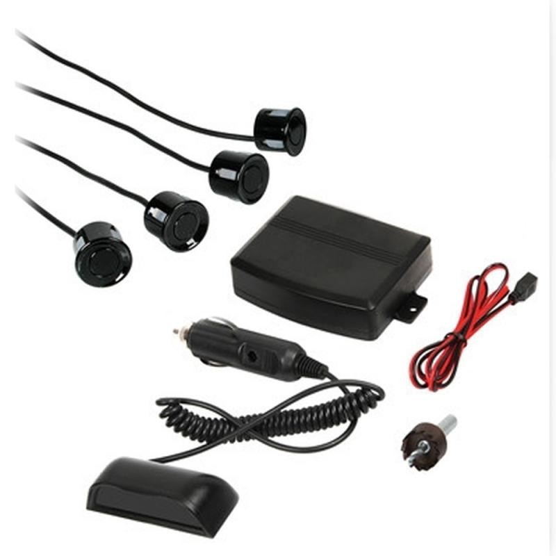 Kit 4 sensori parcheggio con display wireless, 12V