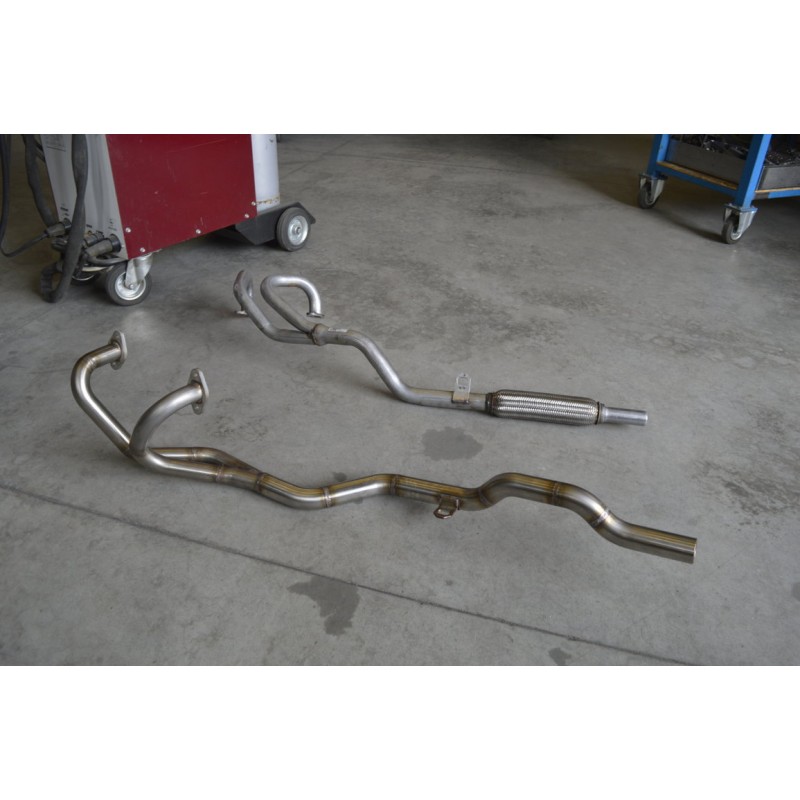 collettore di scarico sportivo per fiat 500 700 dal 1993 acciaio