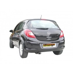 scarico posteriore ovale 65 x 110mm opel corsa D 1300cc cdti