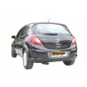 scarico posteriore ovale 65 x 110mm opel corsa D 1300cc cdti