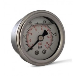 manometro alla glicerina pressione benzina 0 - 4 bar PER TARATURE