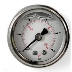 manometro alla glicerina pressione benzina 0 - 4 bar PER TARATURE