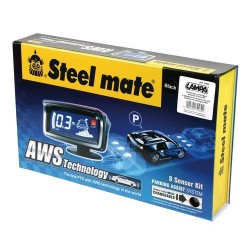 Kit 8 sensori parcheggio con display, 12V