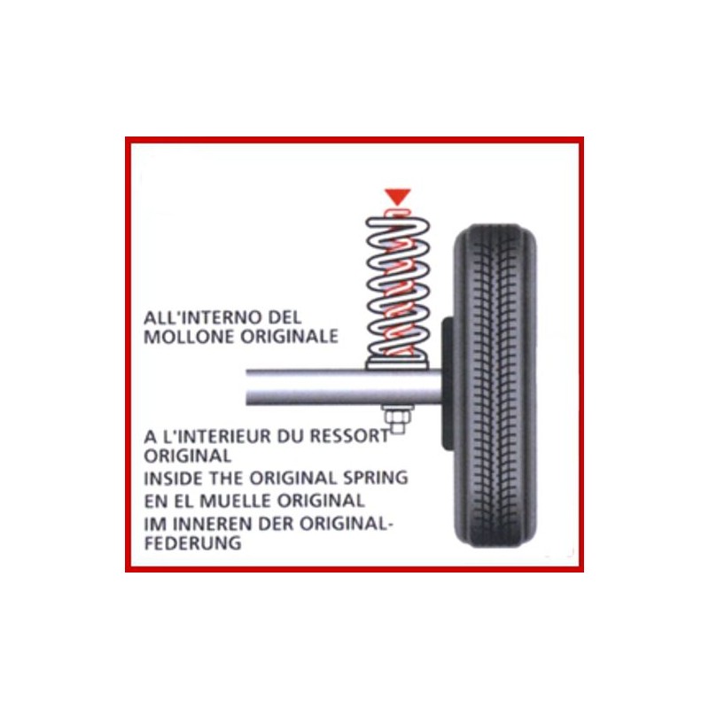 Molle Carico Posteriori Fiat Panda II 141- Lancia Y10 - Seat Terra dca