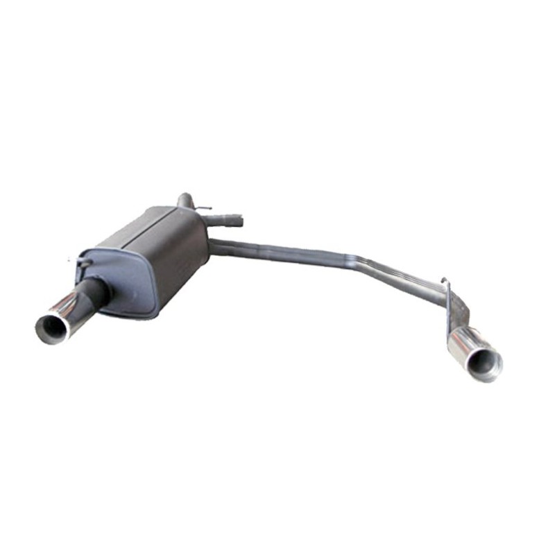 MARMITTA SPORTIVA DOPPIO SCARICO NOVUS AUDI A3 GOLF IV BEETLE